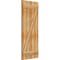 Ekena Millwork Joined Board-n-Batten Shutters w/Z-Bar, Rough Sawn Western Red Cedar, 21 1/2W x 52H, PR RBJ06Z21X052RWR - alternate 2